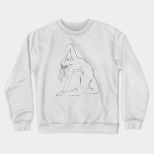 Nude #1 - Line Drawing Crewneck Sweatshirt